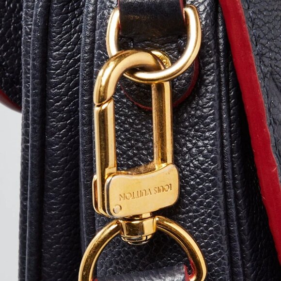 Louis Vuitton Marine Rouge Monogram Empreinte Leather Pochette Metis Bag - Picture 5 of 12